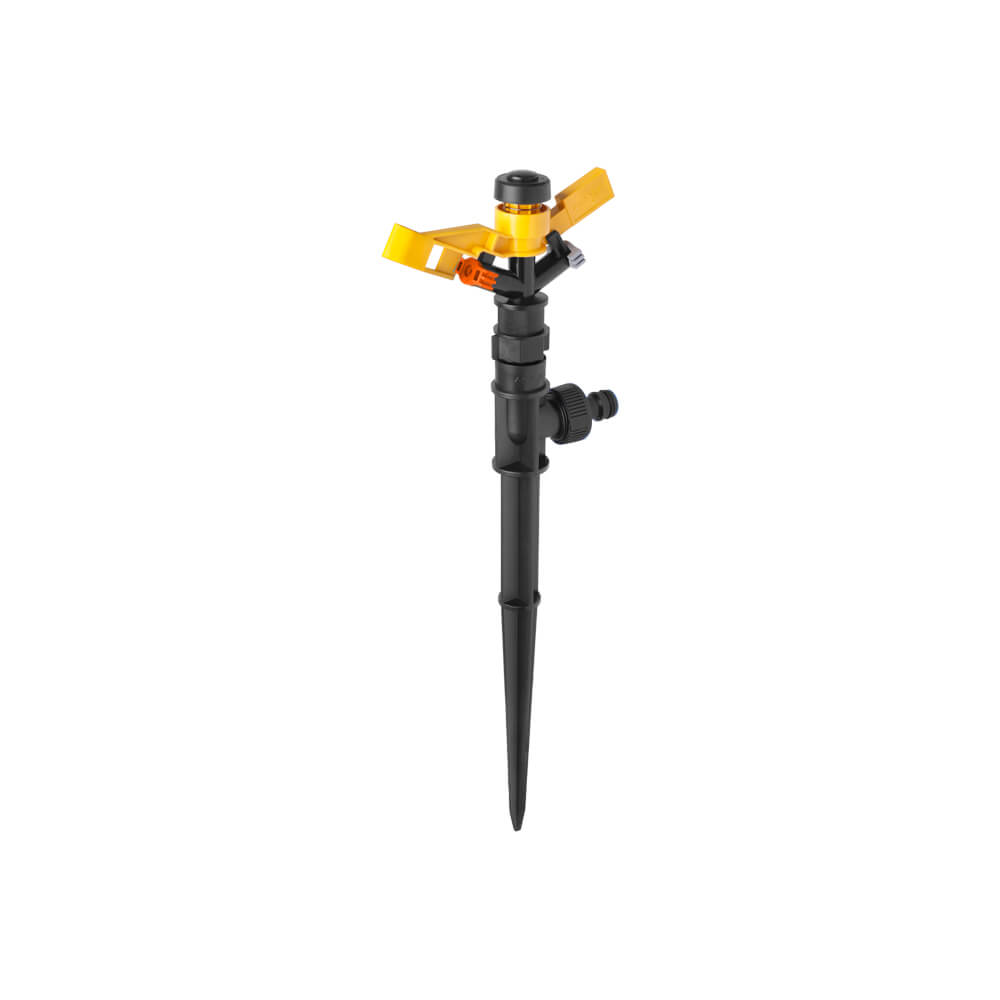 Aspersor Mini Agrícola na Haste com Conector para Engate Rápido - Emissor Traseiro Cinza - Agrojet - Unitário