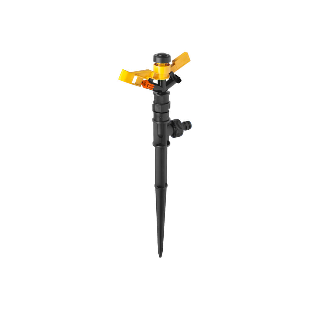 Aspersor Mini Agrícola na Haste com Conector para Engate Rápido - Tampão Preto - Agrojet - Unitário