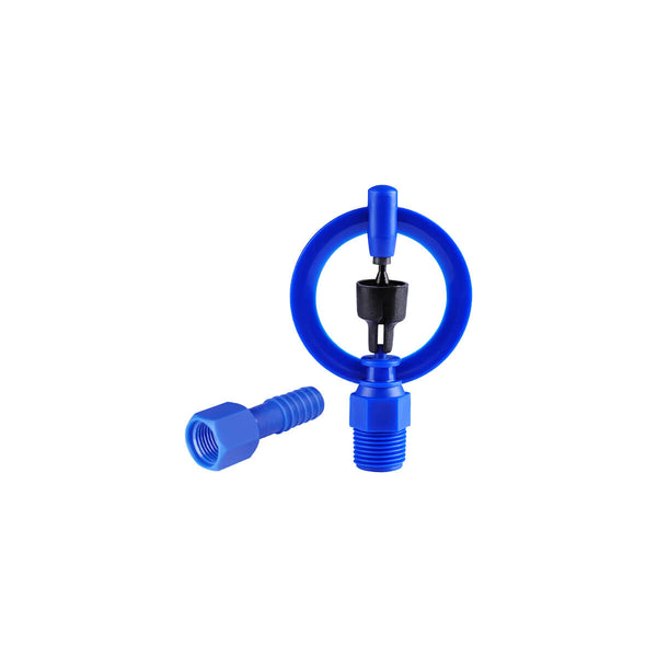 Aspersor P5 com Rosca Externa de 1/2" + Adaptador com Rosca Interna de 1/2" - Agrojet - 6 Unidades