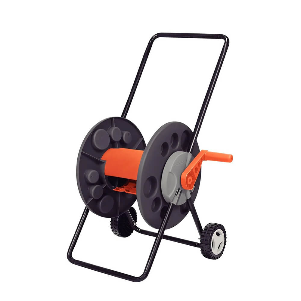 Enrolador para mangueiras de 1/2" polegada com até 55 metros Braços Metálicos e Rodas Plásticas – Tramontina – Unitário