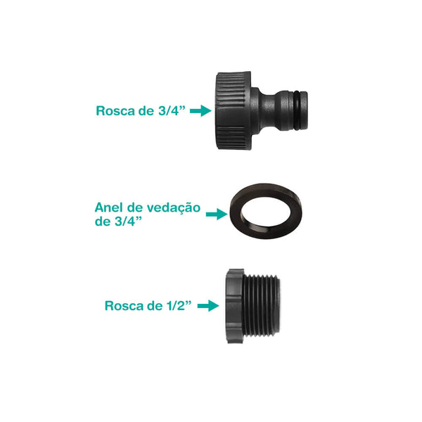 Engate Rápido para Microtubo Completo de 1/2"