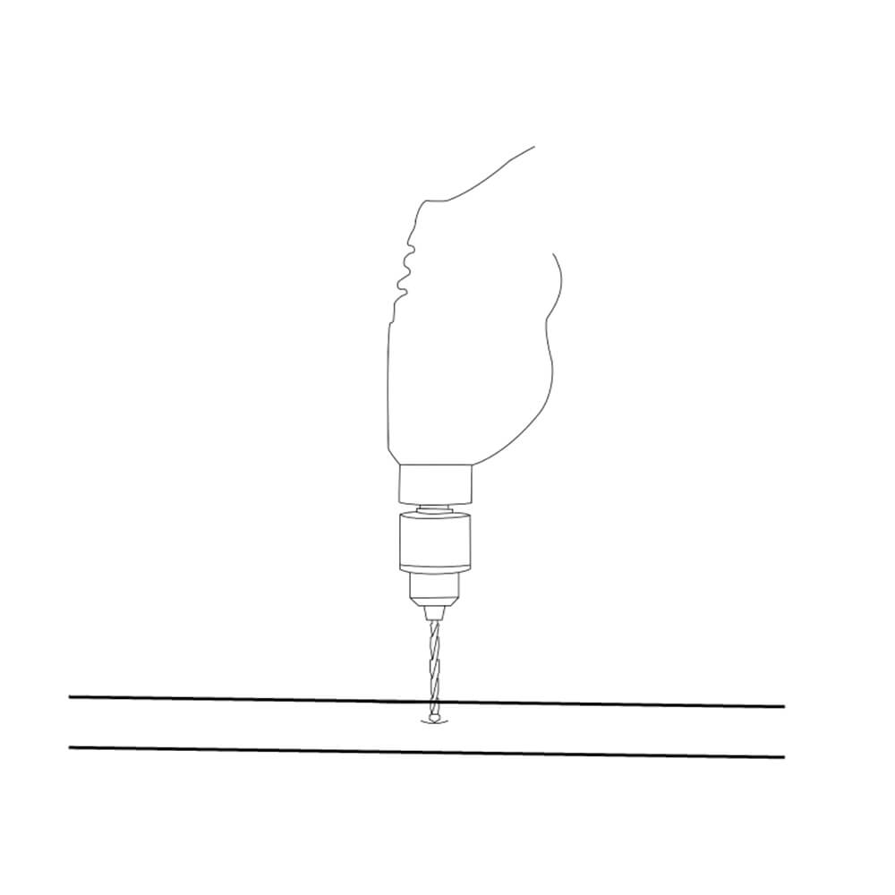 Chulinha de 1/4" - Unitário Imagem secundária do produto