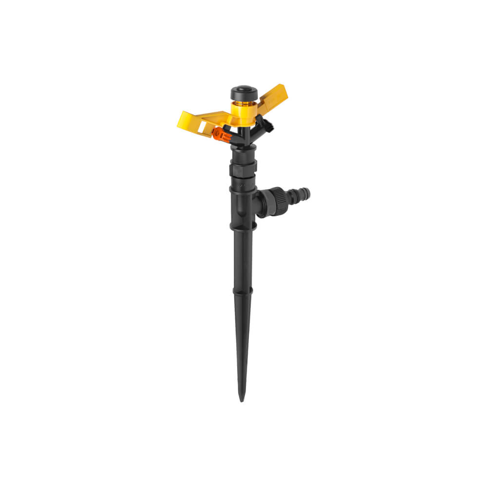 Aspersor Mini Agrícola na Haste com Conector para Mangueiras - Tampão Preto - Agrojet - Unitário